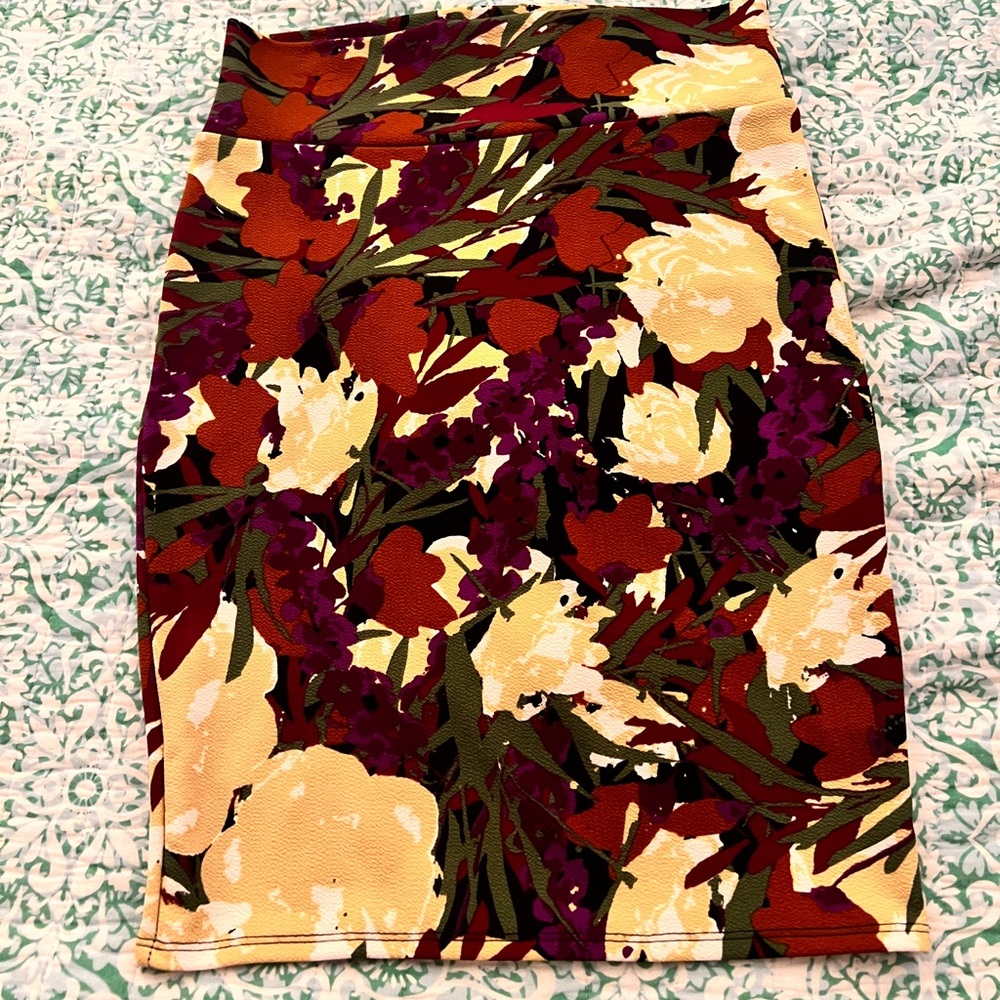 LuLaRoe Pencil Skirt in beautiful Floral Pattern